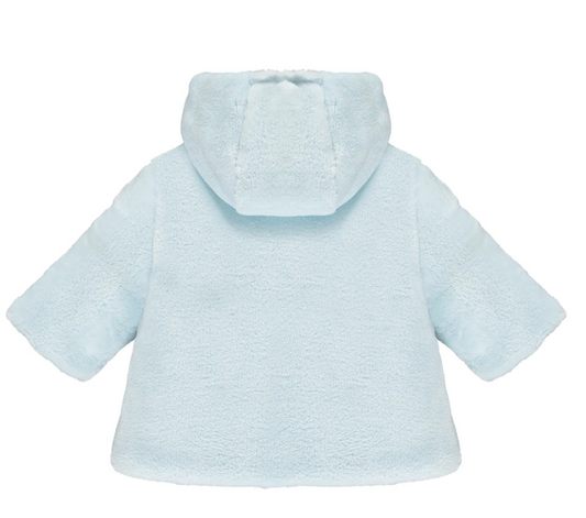 Emile Et Rose Baby Boy Blue Fleece Teddy Jacket Axel