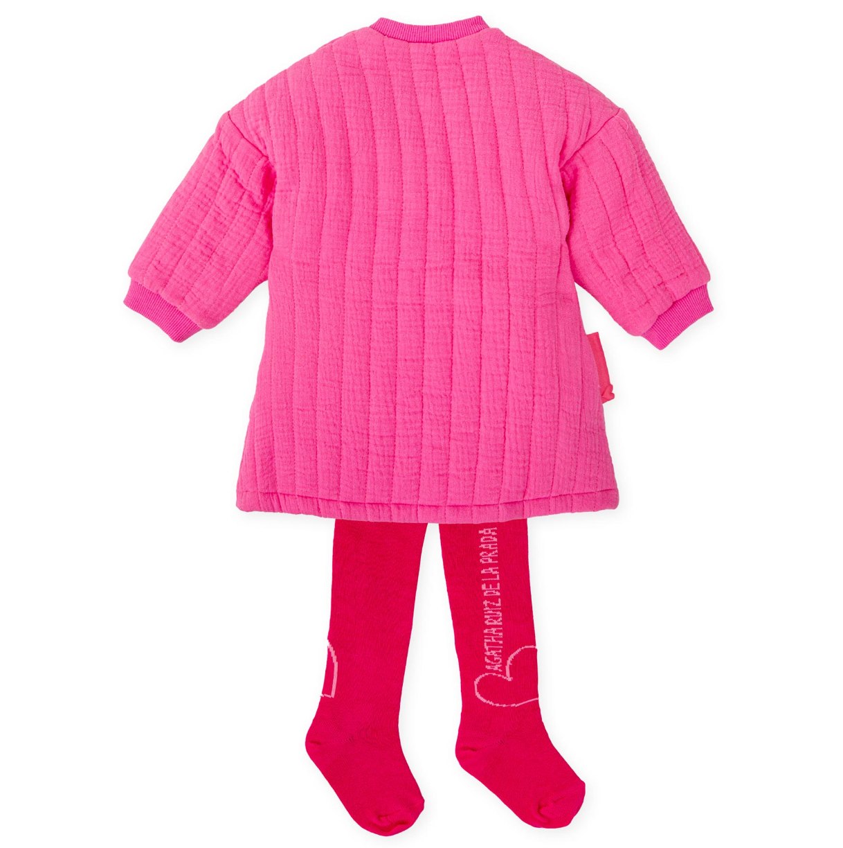 Agatha Ruiz de la Prada Fuchsia Heart Dress & Tights 8284