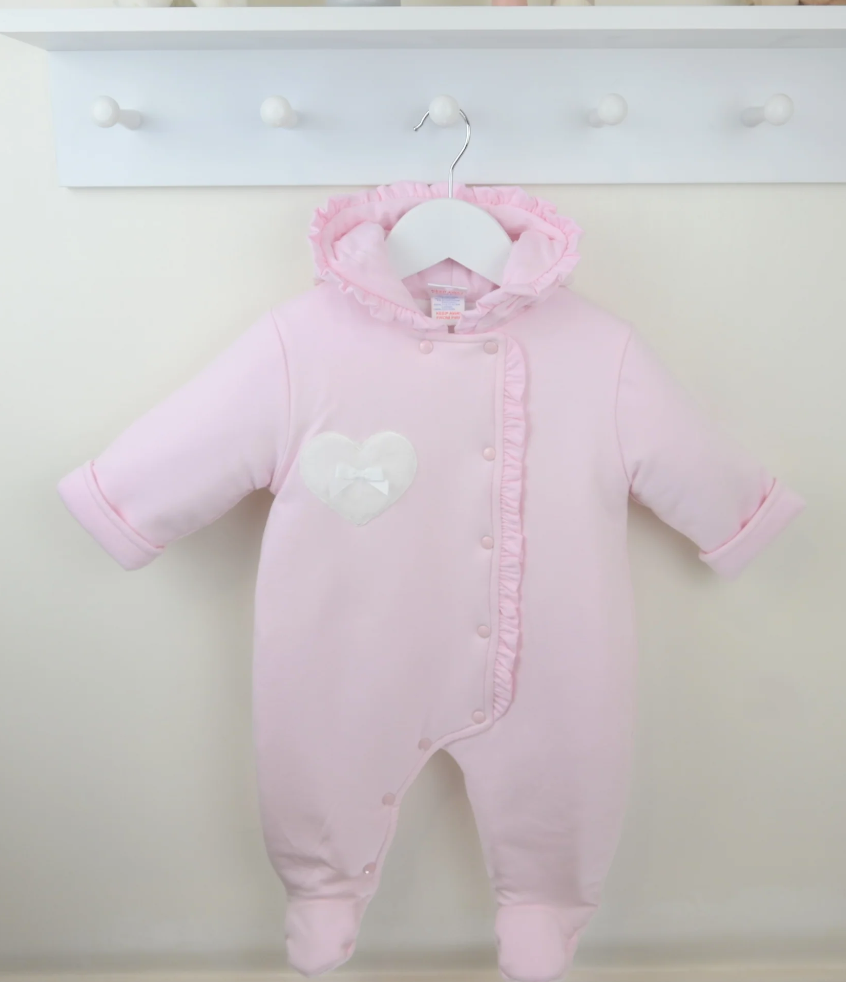 Pex Baby Girl Pink Soft Snowsuit Bethany