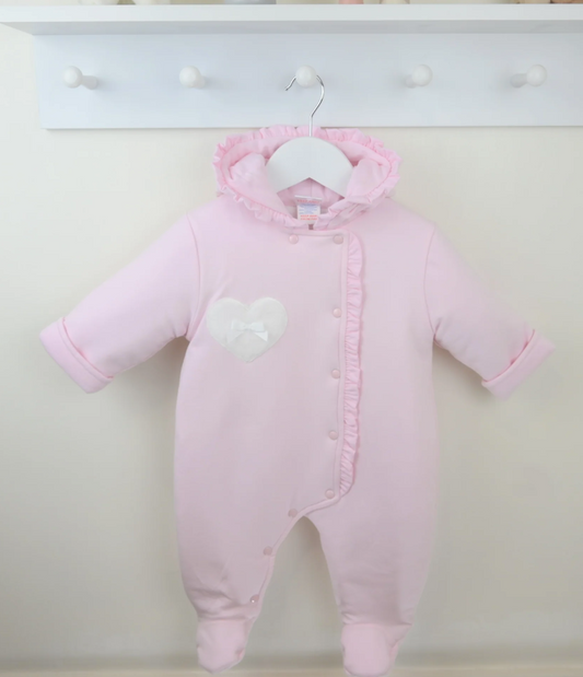 Pex Baby Girl Pink Soft Snowsuit Bethany