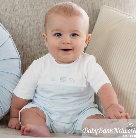 Emilie Et Rose Boys Blue Summer Short Set Lyle