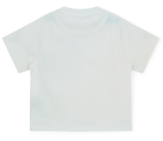PRE ORDER Mitch & Son White Nylon Pocket T-Shirt Tony
