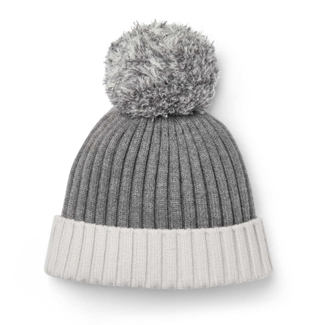 PRE ORDER Mitch & Son Grey Knitted Pom Hat Ted