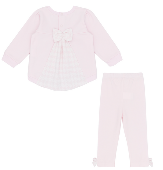 PRE ORDER Pastels & Co Girls Pink Legging Set Lainey