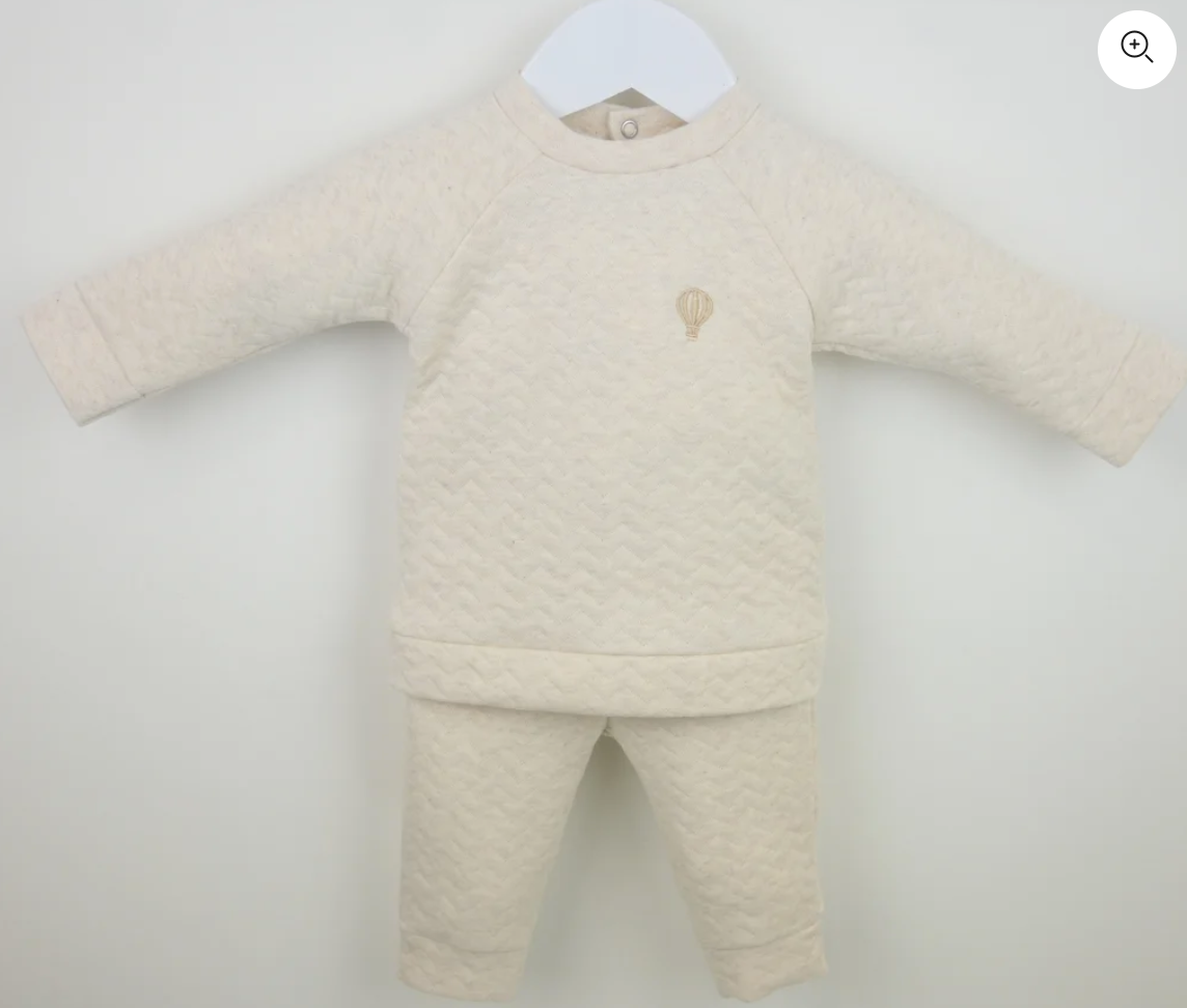 PRE ORDER Pex Boys Beige Ribbed Tracksuit Pascal