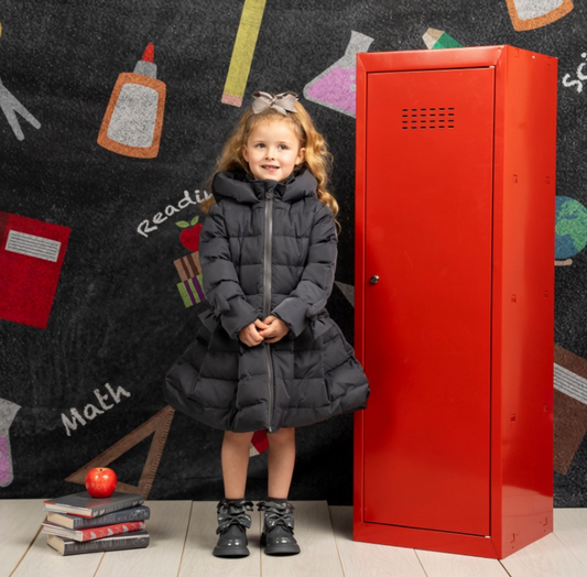 ADee Back To School Grey Long Jacket Joyce