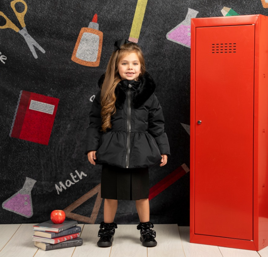 ADee Back To School Black Short Jacket Amie