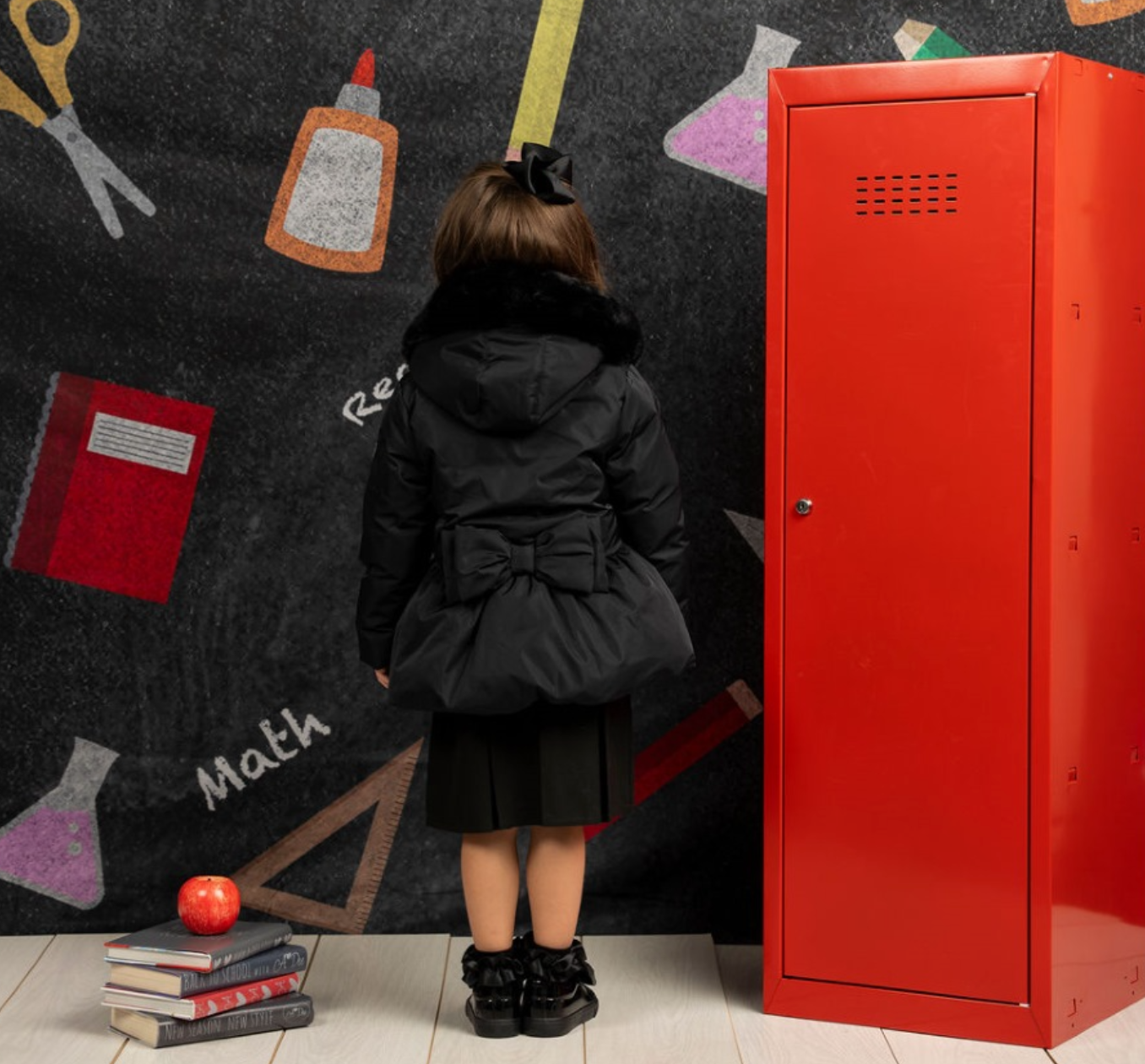 ADee Back To School Black Short Jacket Amie