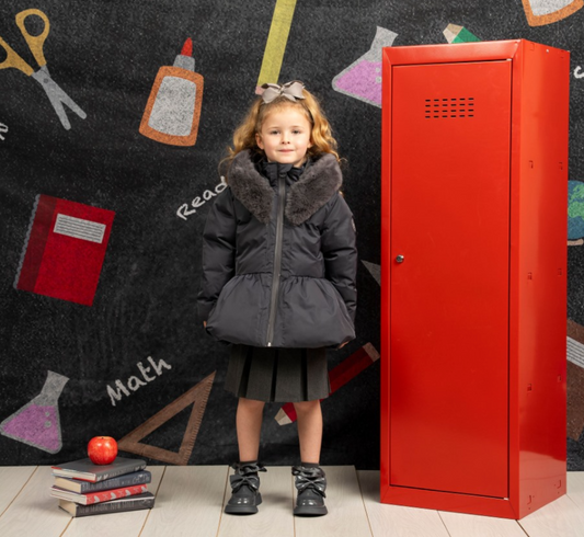 ADee Back To School Grey Short Jacket Amie