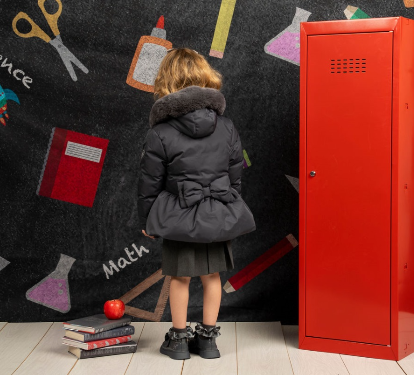 ADee Back To School Grey Short Jacket Amie