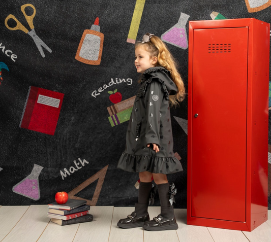 ADee Back To School Grey Raincoat Stella