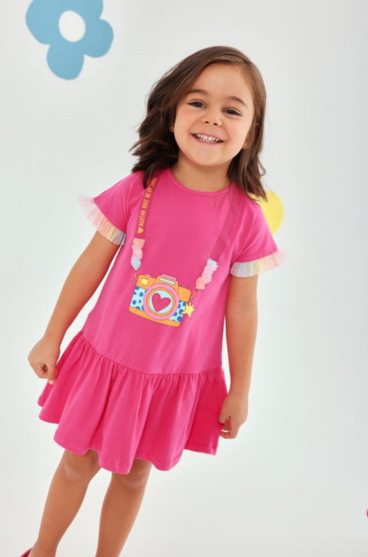 Agatha Ruiz De La Prada Fuchsia Tulle Dress 8209