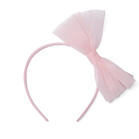 ADee Pink Tulle Bow Hairband Lennon