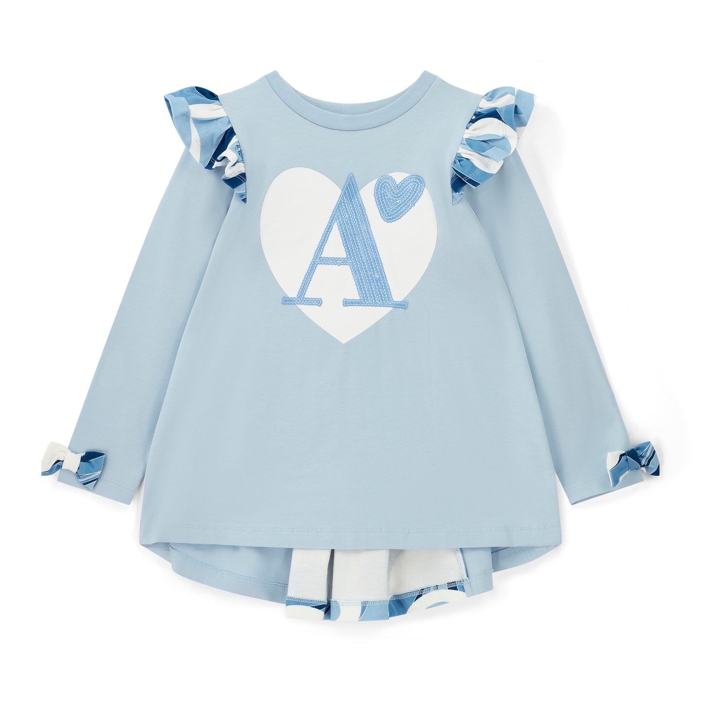 ADee Blue Swirl Print Legging Set Nina