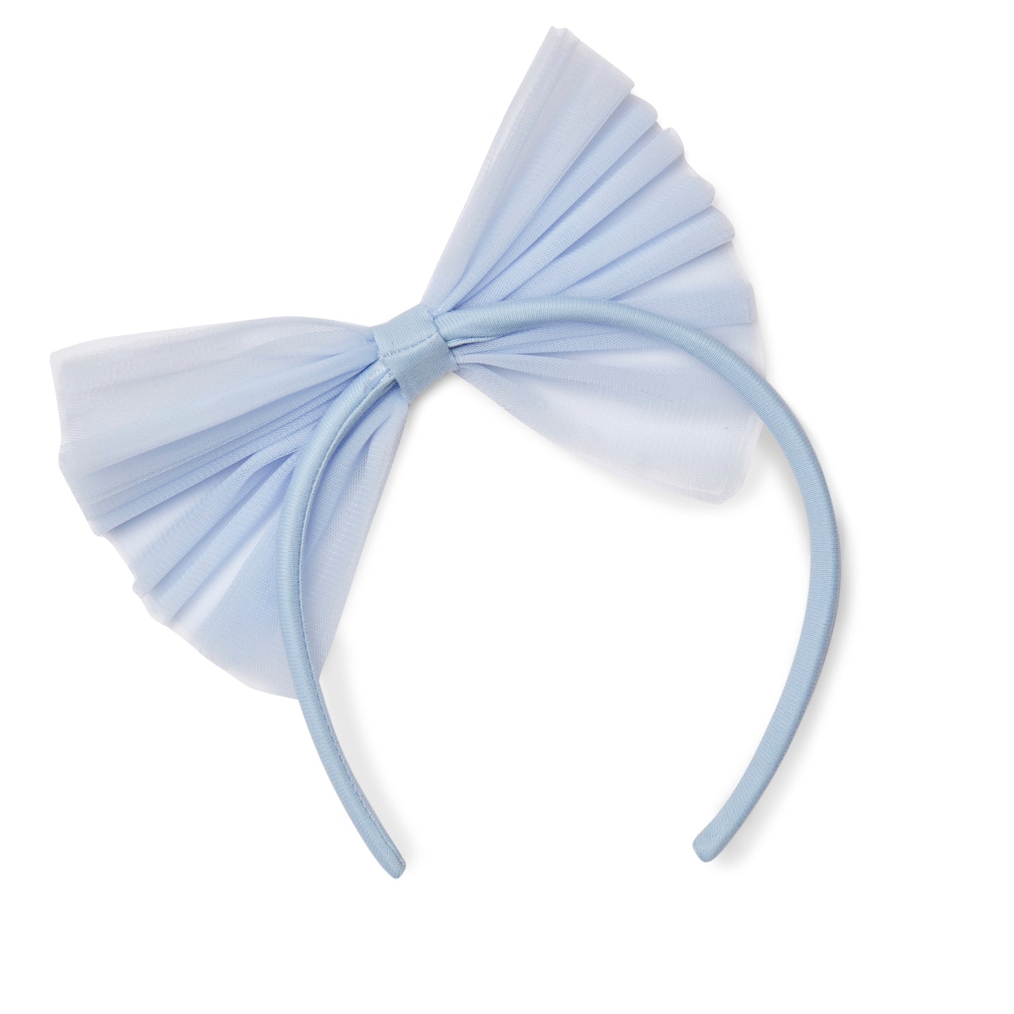 ADee Blue Tulle Bow Hairband Lennon