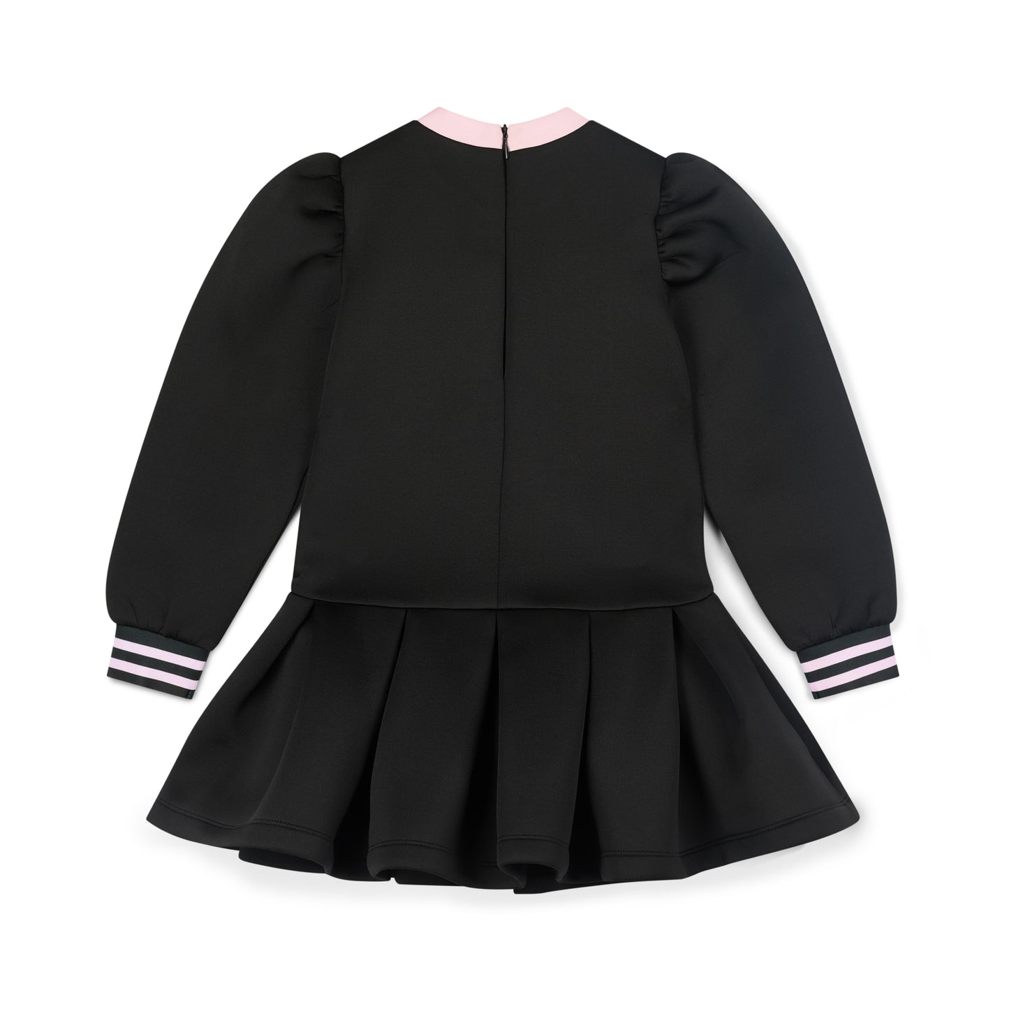 PRE ORDER ADee Girls Black Contrast Bow Dress Alivia
