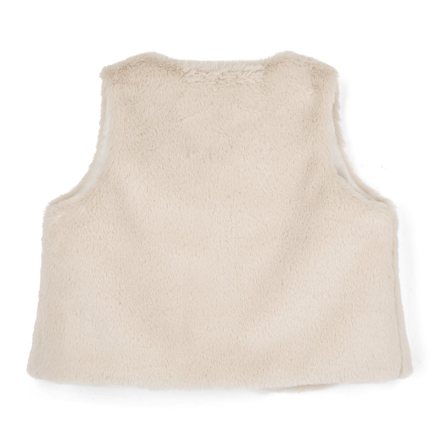 PRE ORDER ADee Girls Beige Fur Gilet Anna