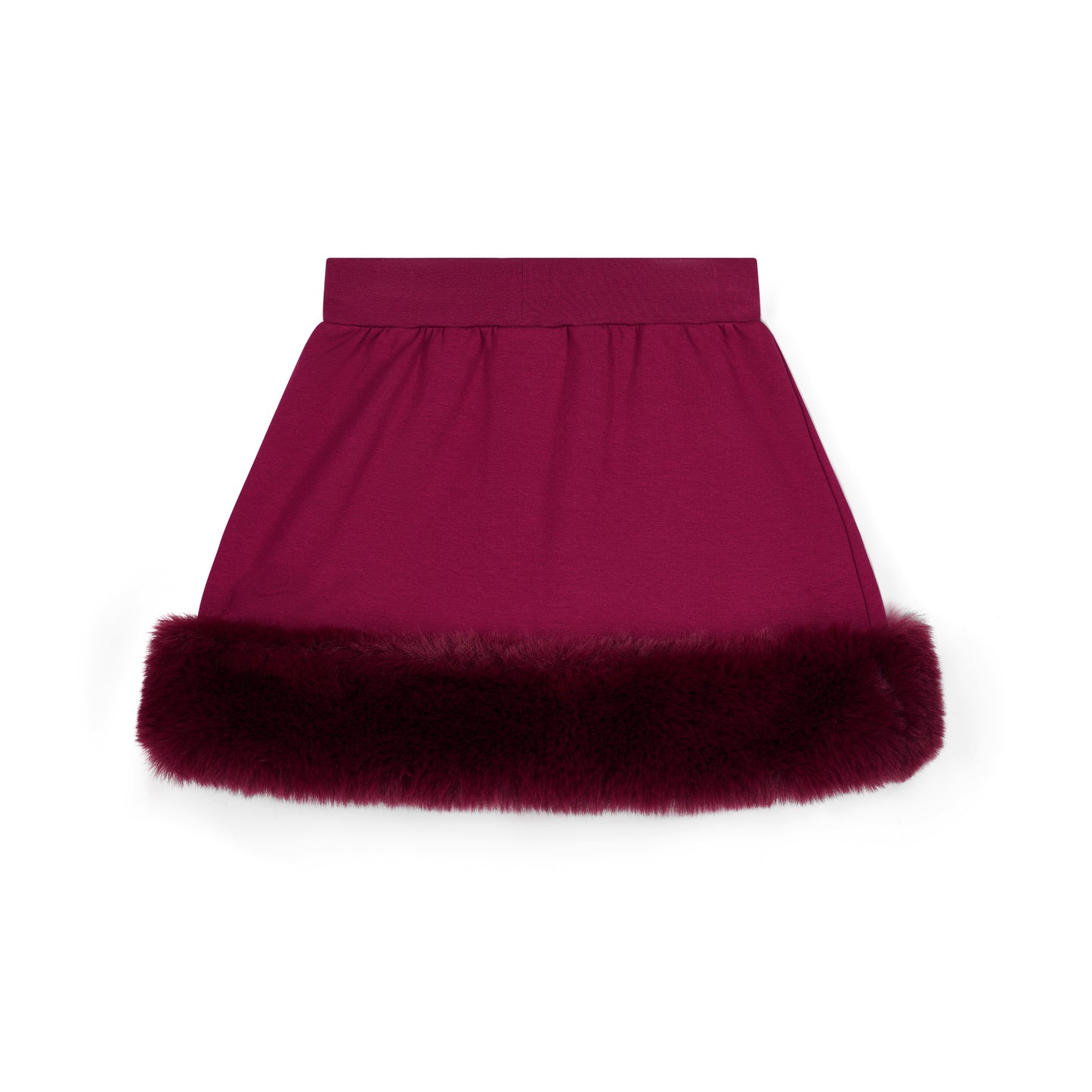 PRE ORDER ADee Girls Dark Cherry Fur Skirt Set Andrea