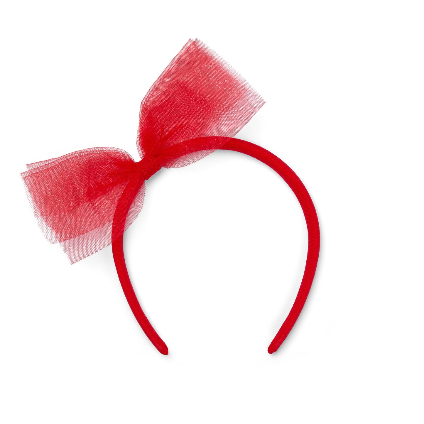 PRE ORDER ADee Girls Red Tulle Bow Headband Brynn