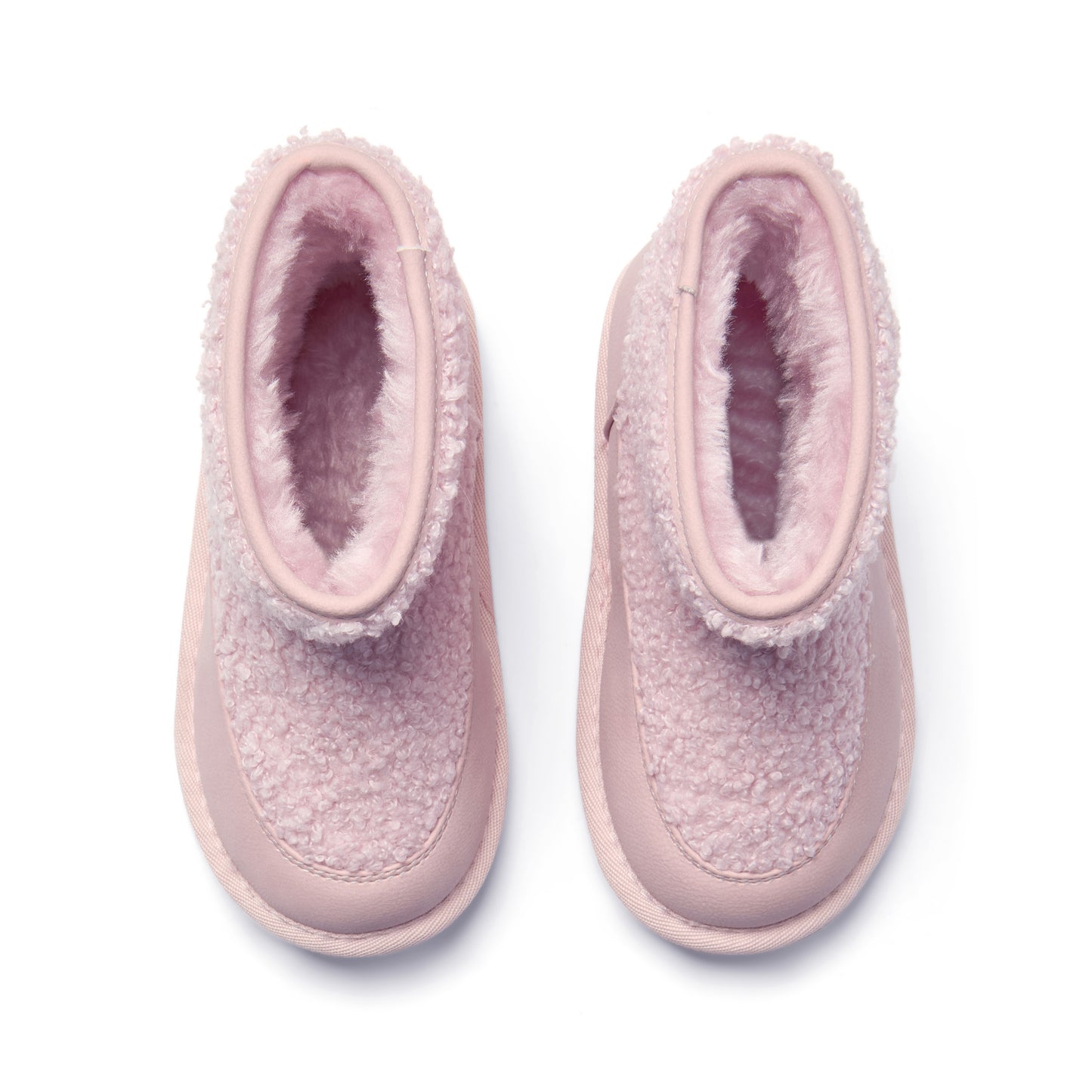 PRE ORDER ADee Girls Pink Boucle Fur Boot Teddie