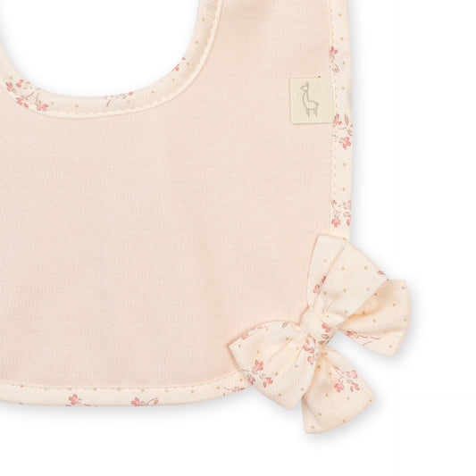 PRE ORDER Baby Gi Peach Winter Garden Bib WG24
