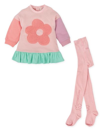 Agatha Ruiz de la Prada Pastel Contrast Dress & Tights 8328