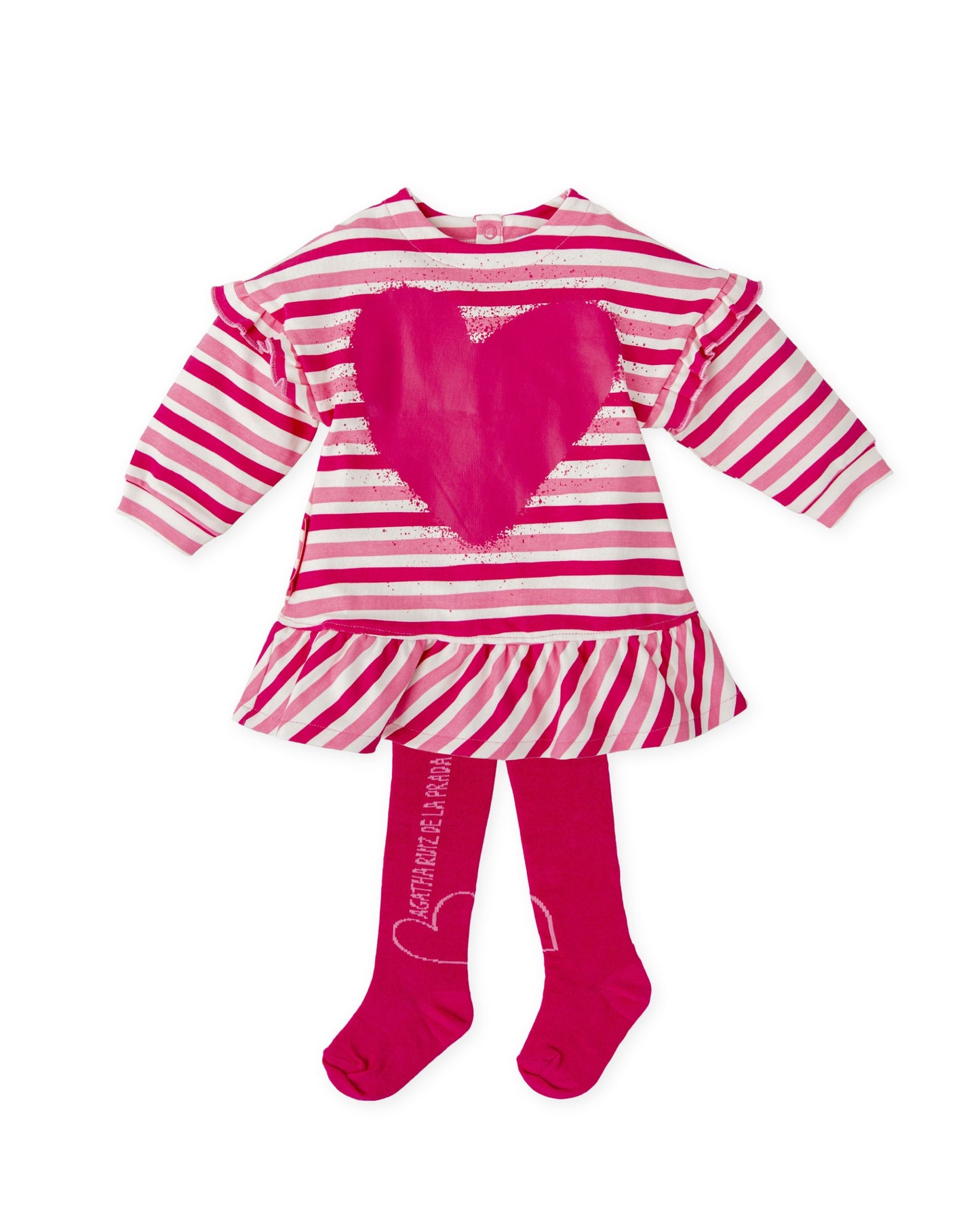 Agatha Ruiz de la Prada Stripe Dress & Tights 8283