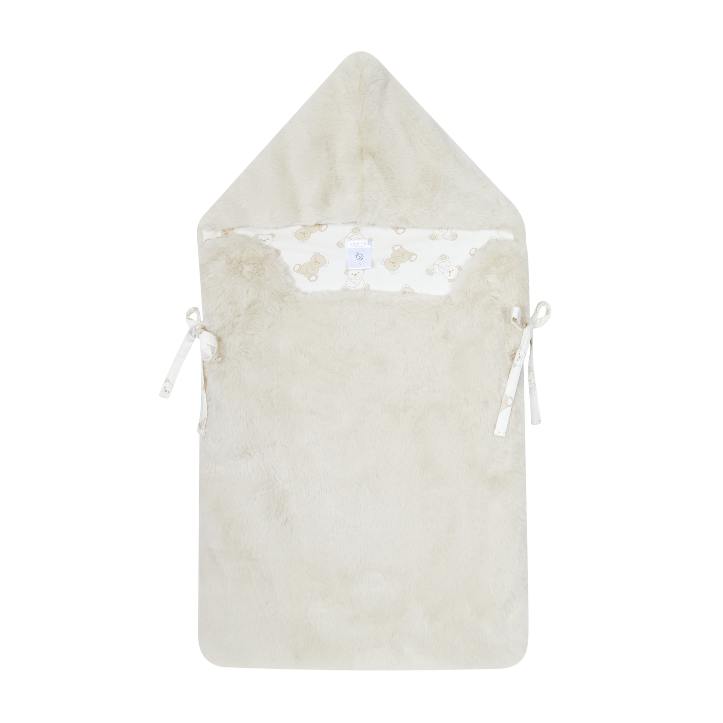 Deolinda Baby Beige Fur Sleeping Bag 25S01