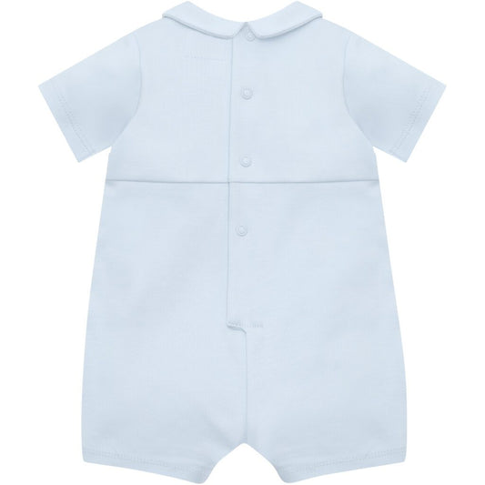 Emilie Et Rose Pale Blue Classic Romper Leon