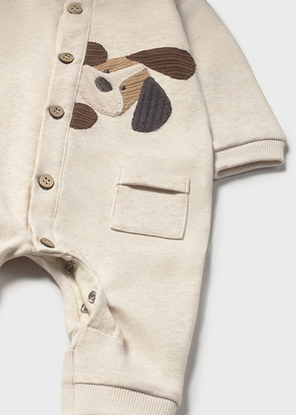 Mayoral Baby Boy Beige Graphic Onesie 2731