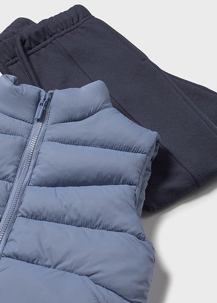 Mayoral Baby Boy Blue Set With Gilet 2649