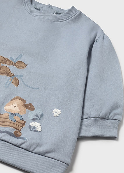 Mayoral Baby Girls Blue Jumper Dress 2921