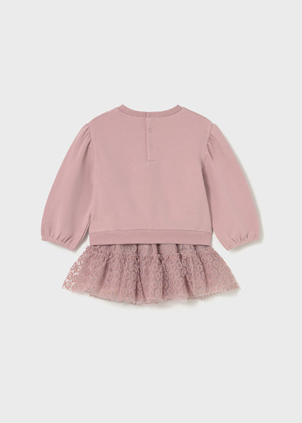 Mayoral Baby Girls Pink Tulle Skirt Set 2923