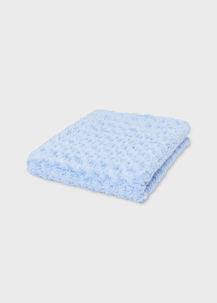 Mayoral Blue Soft Fur Blanket Gift 19033