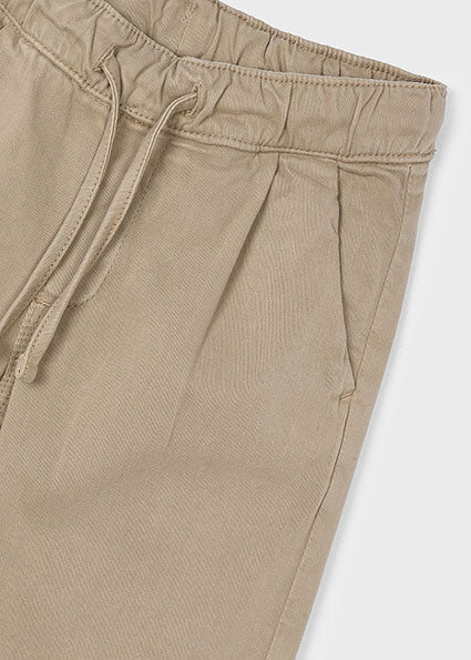 Mayoral Boys Beige Chino Jogger Trousers 4561