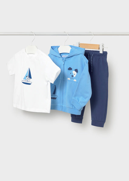 Mayoral Boys Blue Shark Short Set 3610