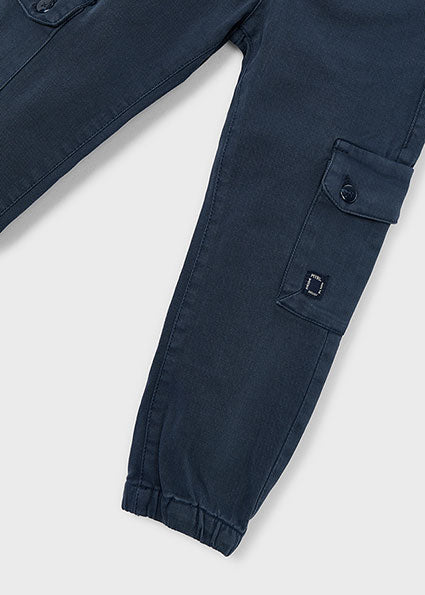 Mayoral Boys Navy Cargo Trousers 4557