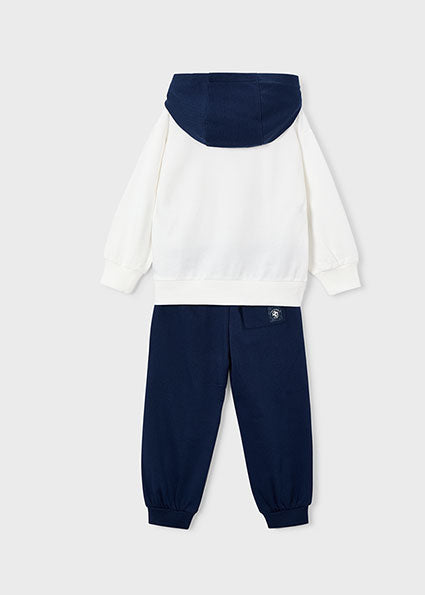 Mayoral Boys Navy Hooded Tracksuit 3885