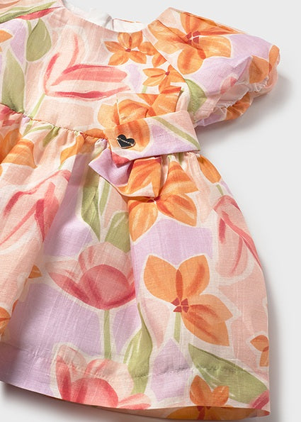 Mayoral Baby Girl Blossom Printed Dress 1909