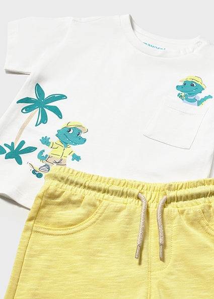 Mayoral Baby Boy Lemon Short Set 1672