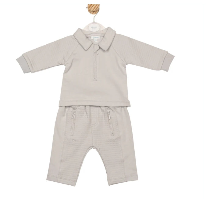 Mintini Baby Grey Trouser Set 6648