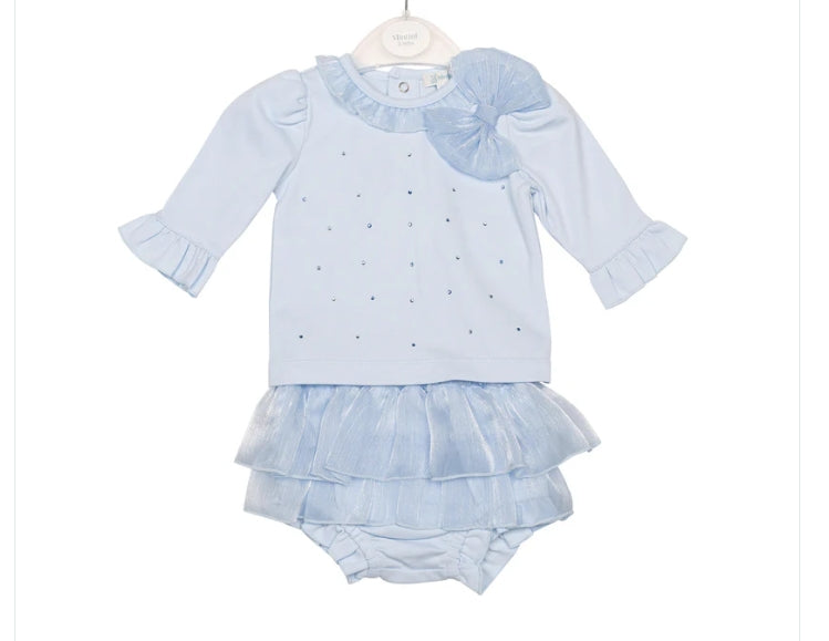 Mintini Baby Blue Top & Jam Pant 6780