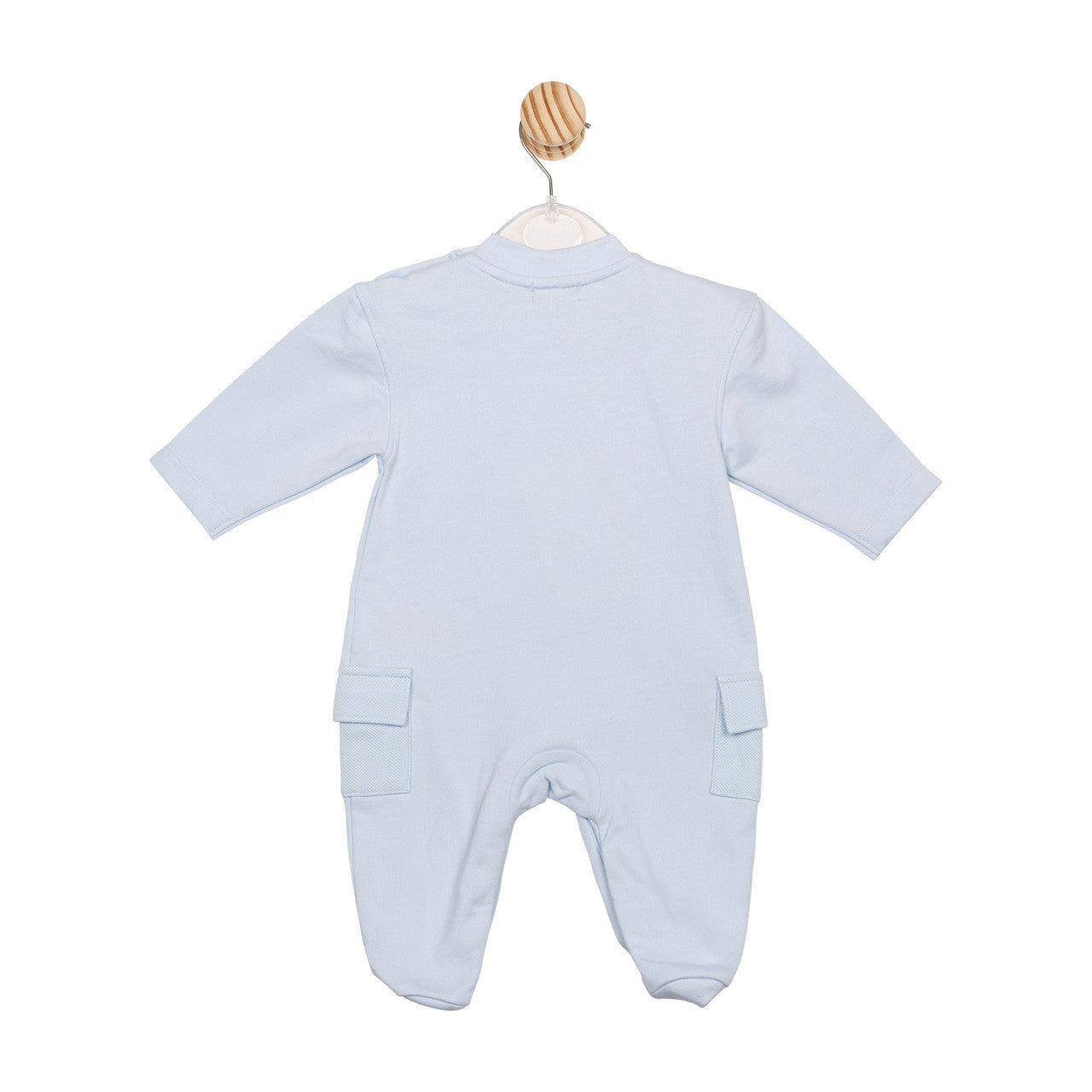 Mintini Baby Boy Blue Cargo Babygrow 6595