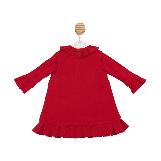 Mintini Baby Girl Red Pinafore & Top Set 6764