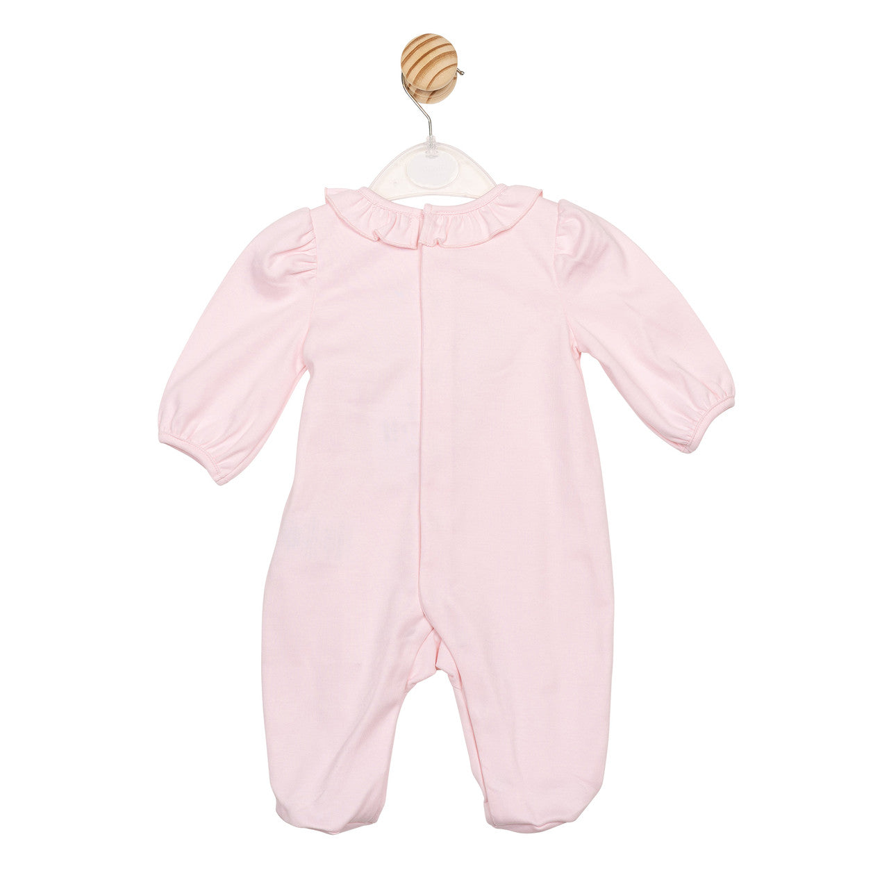 Mintini Baby Girl Pink Ruffle Heart Babygrow 6786