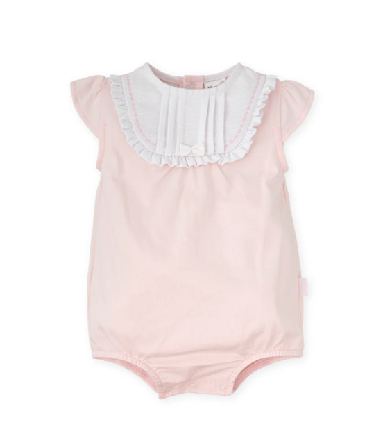 Tutto Piccolo Baby Girl Pink Short Romper 2434