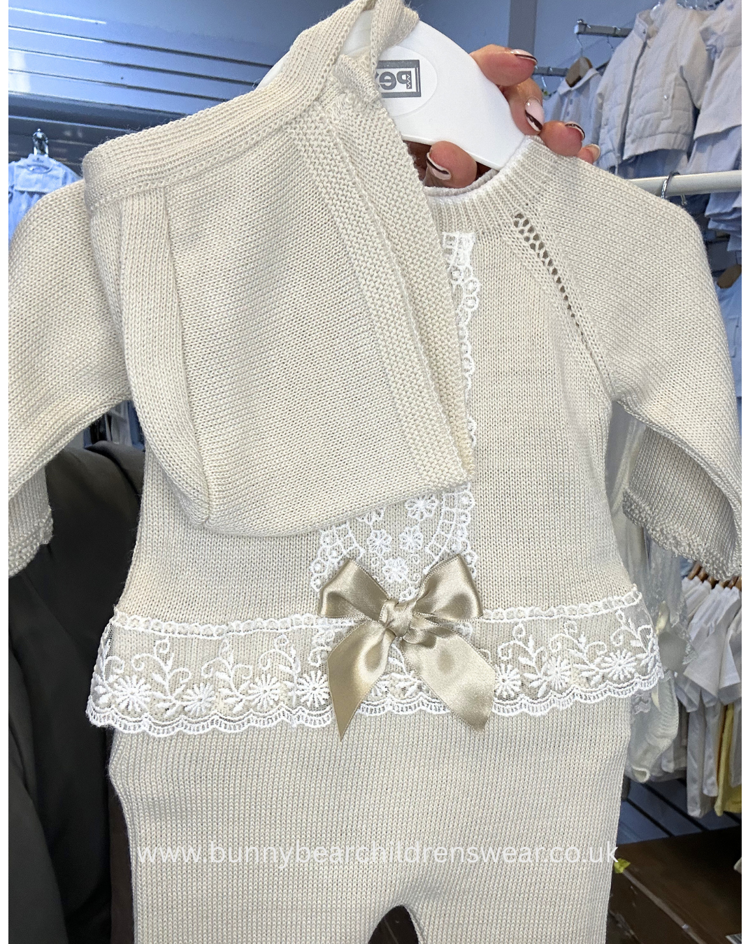 PEX Baby Girl Natural 3 Piece Knitted Set Lara