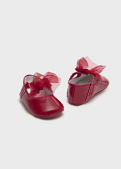 Mayoral Baby Girl Red Occasion Mary Jane Shoes 9791 image 0