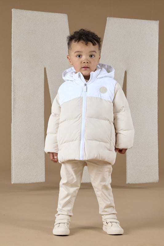 Mitch and Son Beige Padded Jacket Alfie image 1