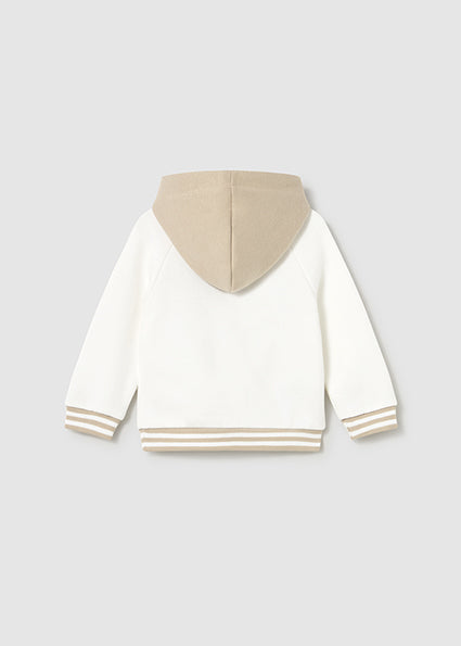 Mayoral Baby Boys Beige Hooded Tracksuit 2414 2504